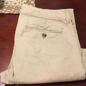 Size 8 American Eagle Kick Boot Khaki Pants